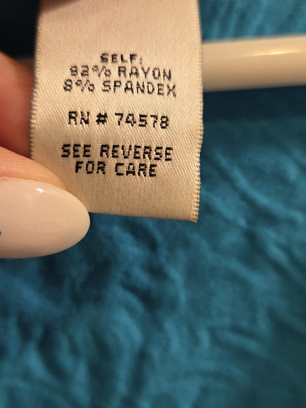 Cache Teal V-Neck Midi Dress with Gold Floral Print - Picture 6 of 6